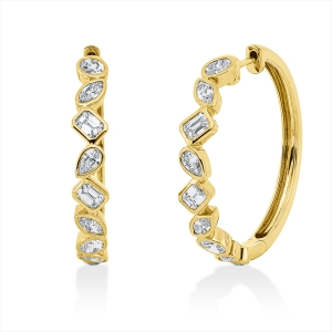 Creolen Zarge 18 kt GG