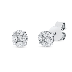 Ohrstecker 18 kt WG