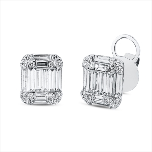 Ohrstecker 18 kt WG