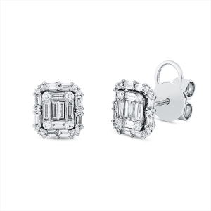 Ohrstecker 18 kt WG