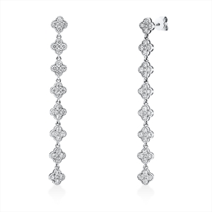 Ohrschmuck  18kt Weißgold mit 1,96ct Diamanten