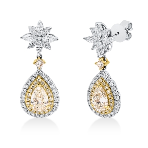 Ohrschmuck 18 kt WG+GG