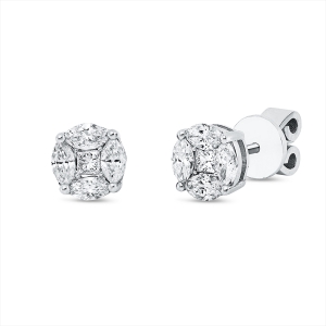 Ohrstecker 18 kt WG