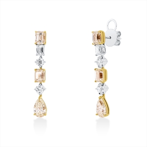 Ohrschmuck 18 kt WG+GG