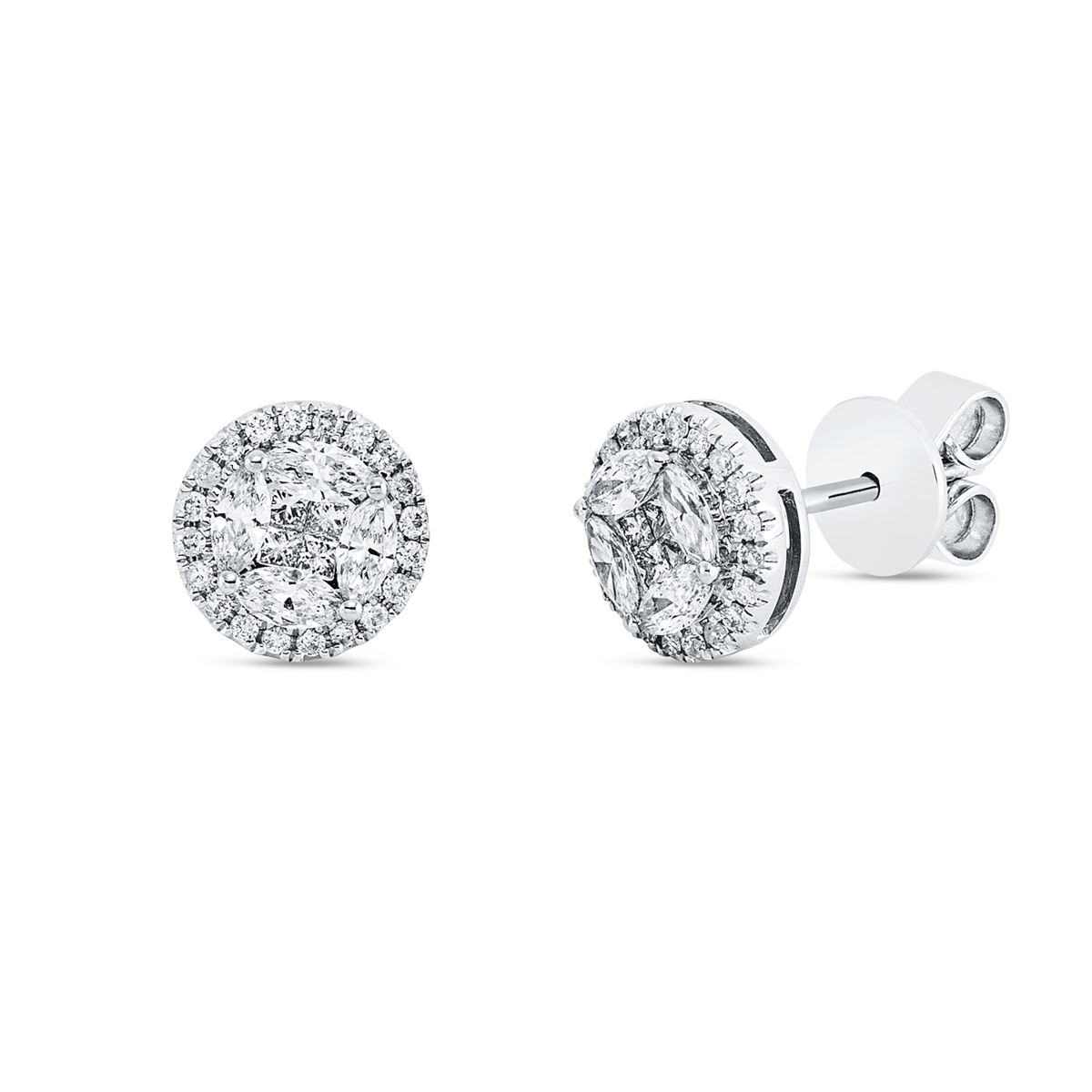 Ohrstecker 18 kt WG