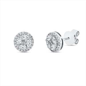 Ohrstecker 18 kt WG