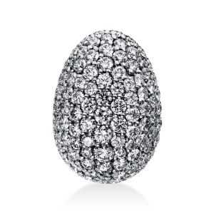 Pavé Anhänger  18kt Weißgold mit 1,35ct Diamanten