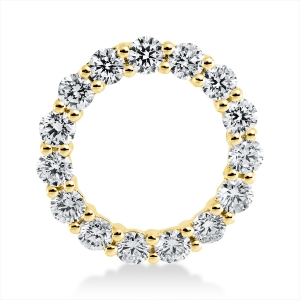 Anhänger 18 kt GG Kreis