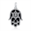 Anhänger 18 kt WG Hamsa, mit Öse