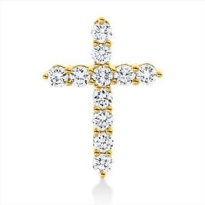 Anhänger 18 kt GG Kreuz