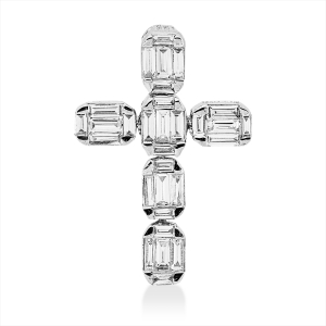 Anhänger 18 kt WG Kreuz