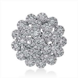 Anhänger  18kt Weißgold mit 0,85ct Diamanten