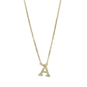 Collier  18kt Gelbgold mit ZÖ 38,1 cm , 40,6 cm A mit 0,08ct Diamanten