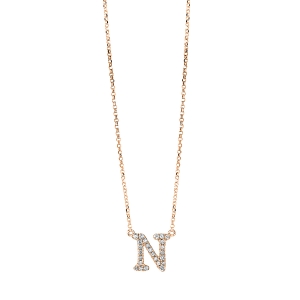 Collier 18 kt RG N, mit ZÖ 38.1 cm + 40.6 cm