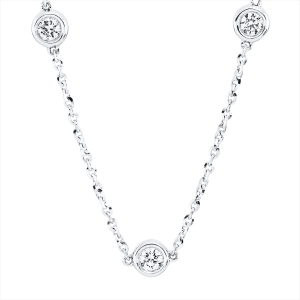 Collier 18 kt WG