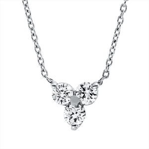 Collier 14 kt WG, mit Öse