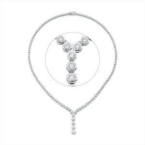 Collier 18 kt WG
