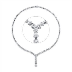 Collier 18 kt WG