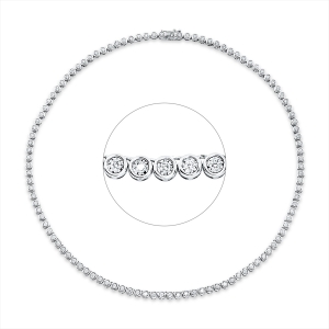 Collier 18 kt WG