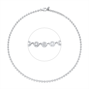 Collier 18 kt WG