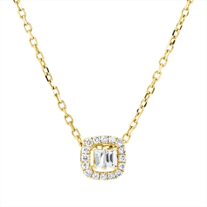 Collier 18 kt RG, mit ZÖ 46 cm, 48 cm