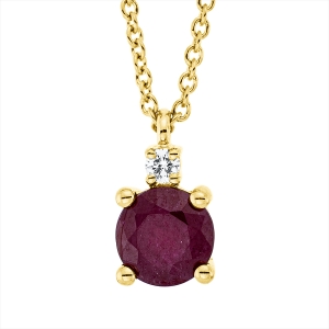 Collier 18 kt GG, mit Öse