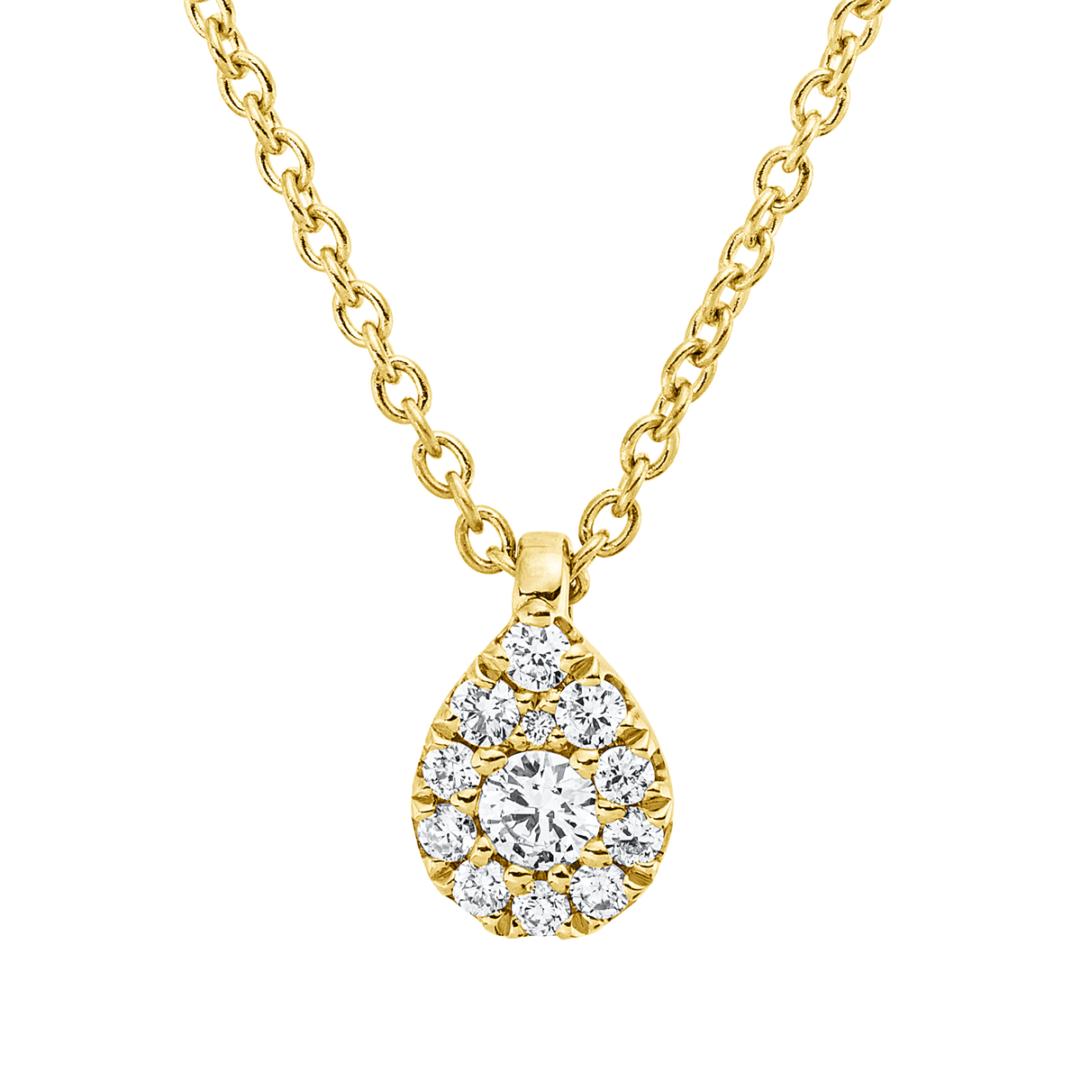 Collier 18 kt GG, mit ZÖ 42 cm