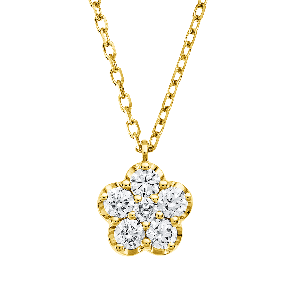 Collier 18 kt GG, mit ZÖ 40 cm