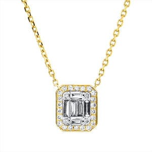 Collier 18 kt GG, mit ZÖ 40 cm