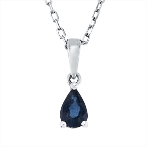 Collier 18 kt WG, mit Öse