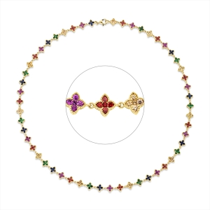 Collier 18 kt GG