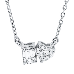 Collier  18kt Gelbgold mit ZÖ 40 cm + 43 cm mit 0,38ct Diamanten
