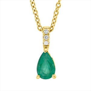 Collier 3er-Krappe 18 kt GG, mit ZÖ 42 cm