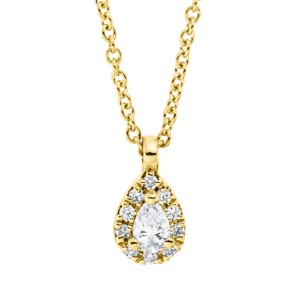 Collier 18 kt GG, mit ZÖ 42 cm