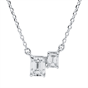 Collier  18kt Gelbgold mit ZÖ 40 cm + 43 cm mit 0,43ct Diamanten