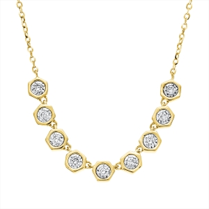Collier 18 kt GG, mit ZÖ 40 cm + 43 cm