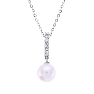 Collier  18kt Gelbgold mit ZÖ 40 cm + 43 cm mit 0,06ct Diamanten