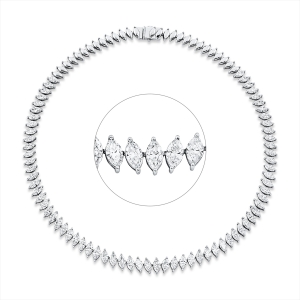 Collier 18 kt WG