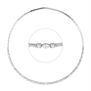 Collier 18 kt WG
