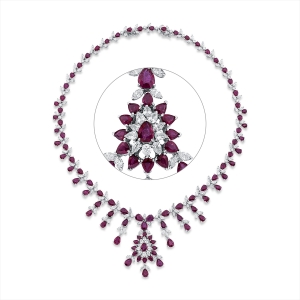 Collier 18 kt WG