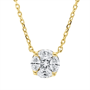 Collier 18 kt GG, mit ZÖ 40 cm