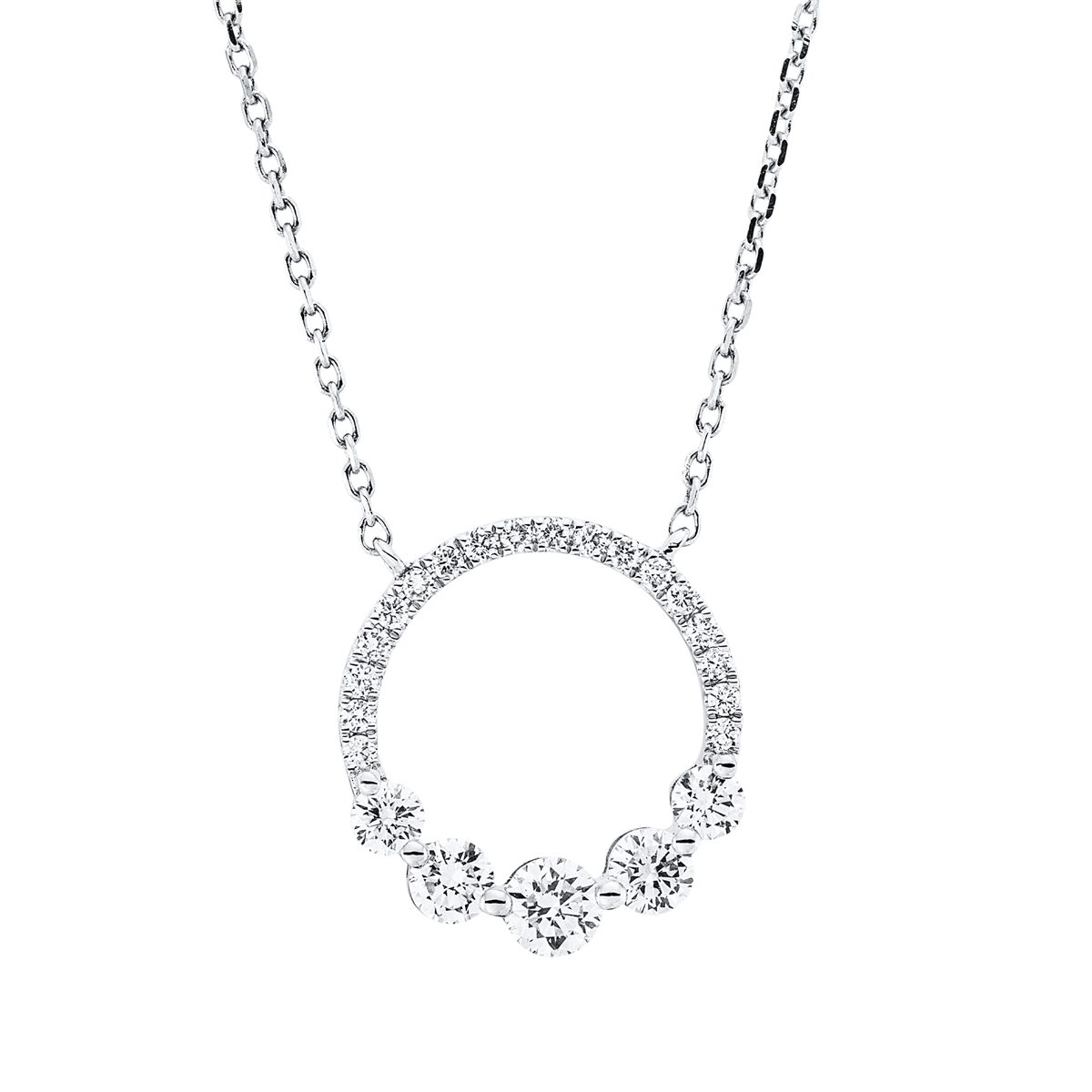 Collier 18 kt WG