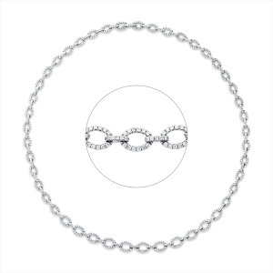 Collier 18 kt WG