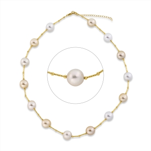 Collier  18kt Gelbgold mit 0,00ct Diamanten