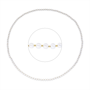 Collier  18kt Gelbgold mit 0,00ct Diamanten
