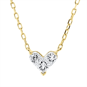 Collier 18 kt GG Herz