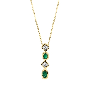 Collier 18 kt GG, mit ZÖ 40 cm