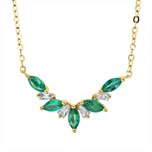 Collier 18 kt GG, mit ZÖ 40+42,5cm