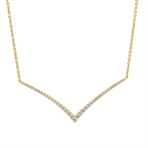 Collier 18 kt GG, mit ZÖ 38 cm + 39,4 cm