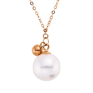 Collier  18kt Rotgold mit ZÖ 40,6 cm mit 0,00ct Diamanten